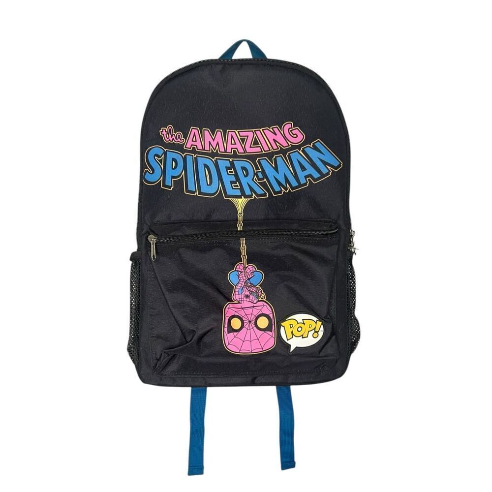 Funko Pop Marvel Spider-Man Black Light Backpack Target Exclusive Deadstock NEW